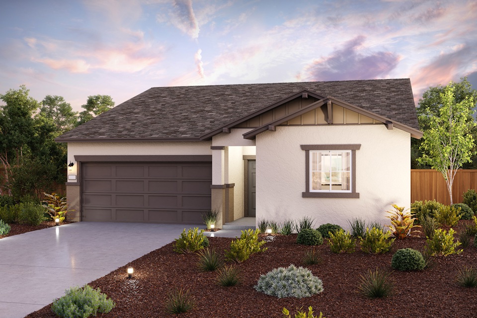 A house with a driveway.