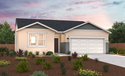 A house with a garage and a driveway.