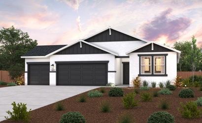 A house with a garage.