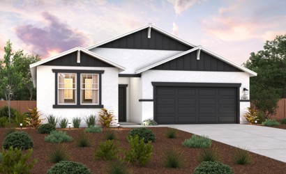 A house with a garage.