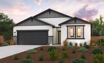 A house with a garage.