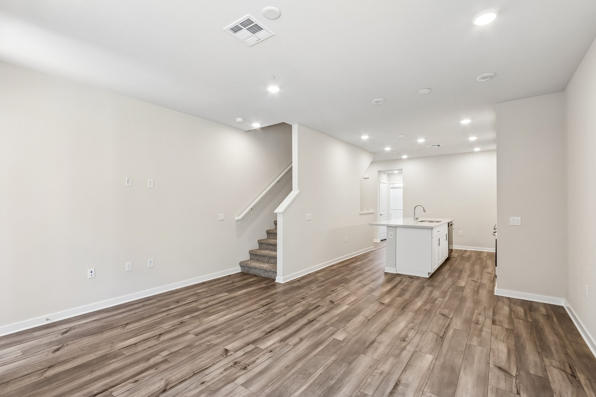 A large empty room.