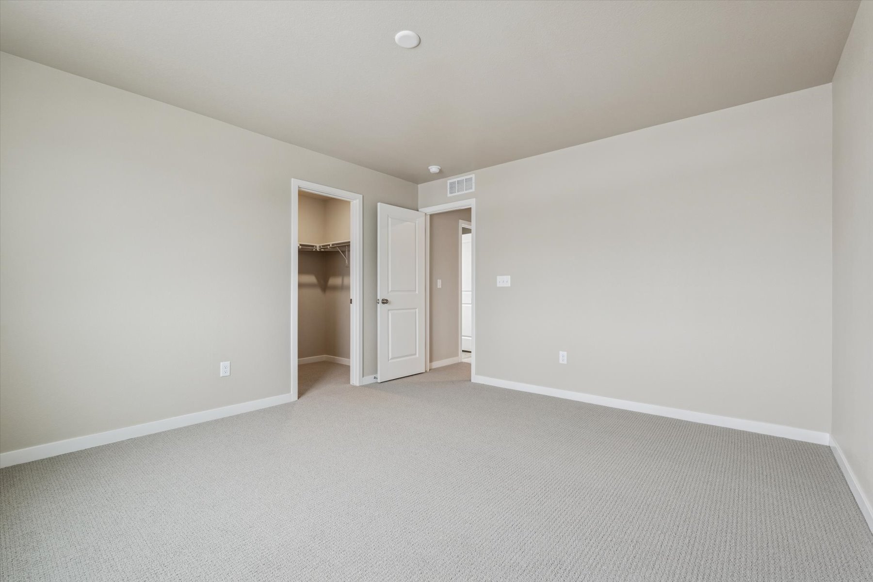 A room with white walls.