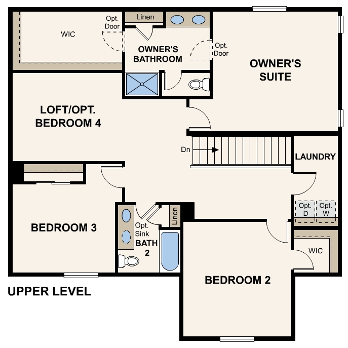 Diagram, engineering drawing. Powell Floorplan, Upper Level