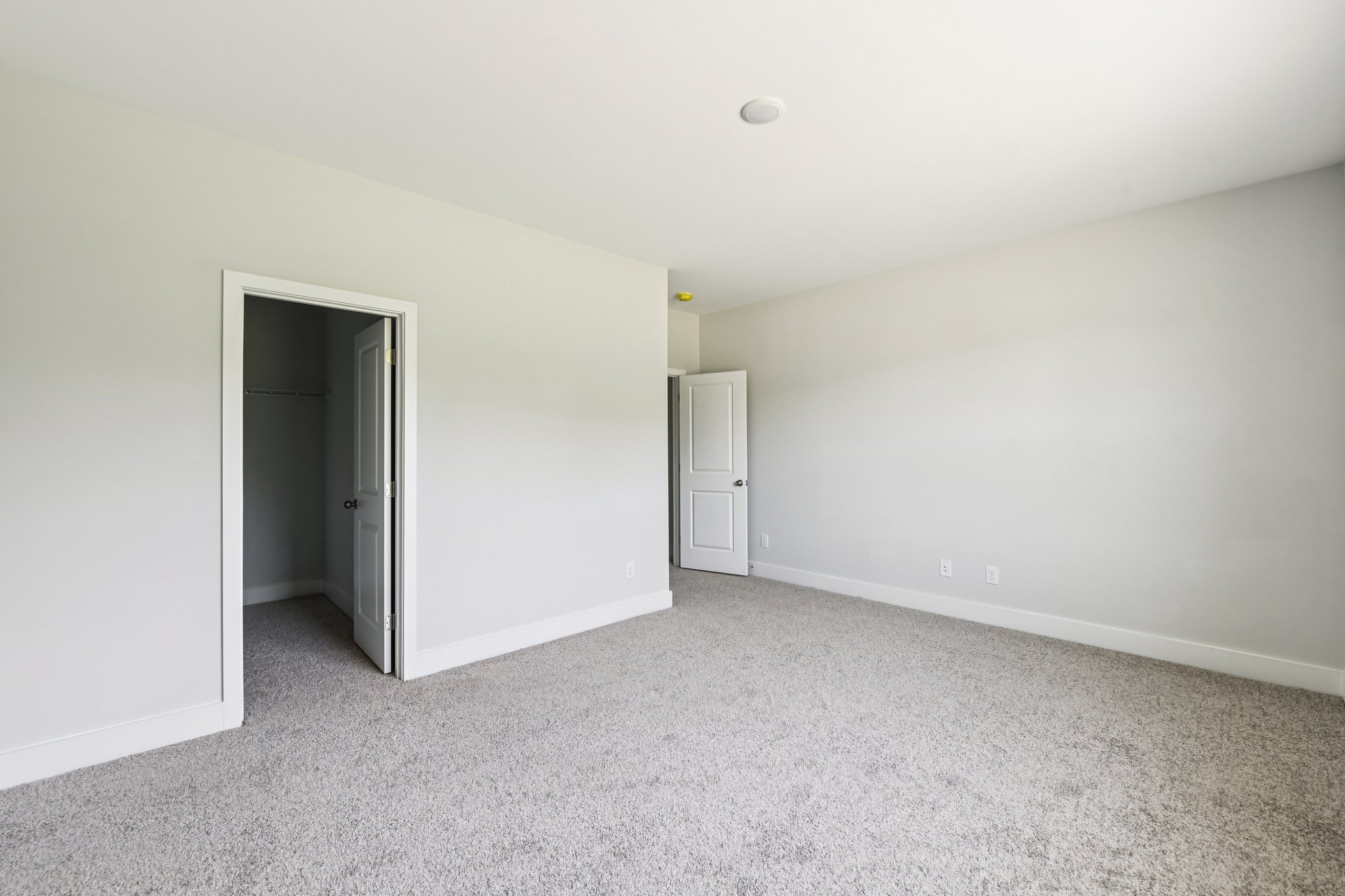 A room with white walls.