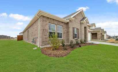 A house with a large yard.