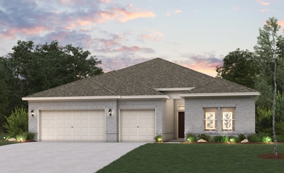 A house with a garage.