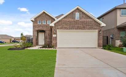 A house with a garage.