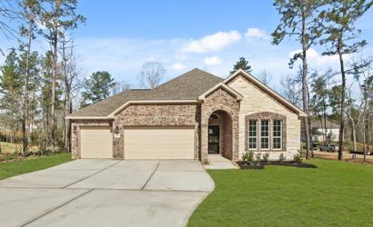 A house with a driveway.