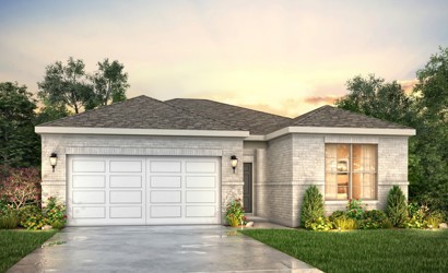 A house with a garage.