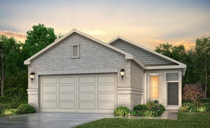 A house with a garage.