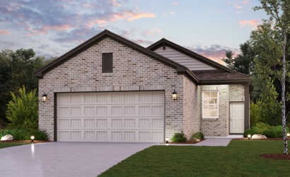 A house with a driveway.