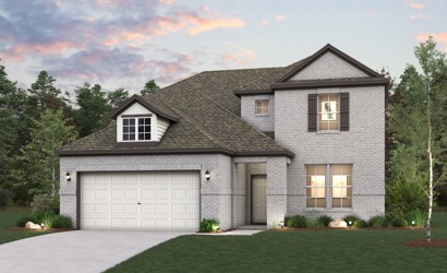 A house with a garage.