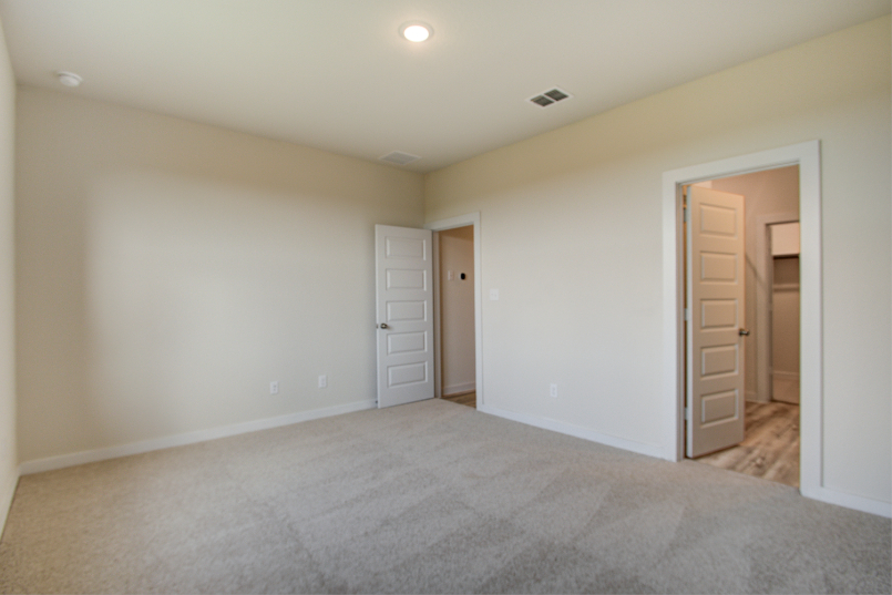 A room with white walls.