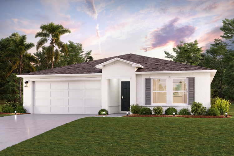 Braselton B Elevation Rendering Image for The Meadows at Belle Lago